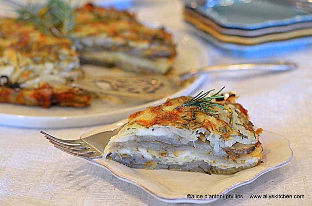 ~potato fennel onion tart~