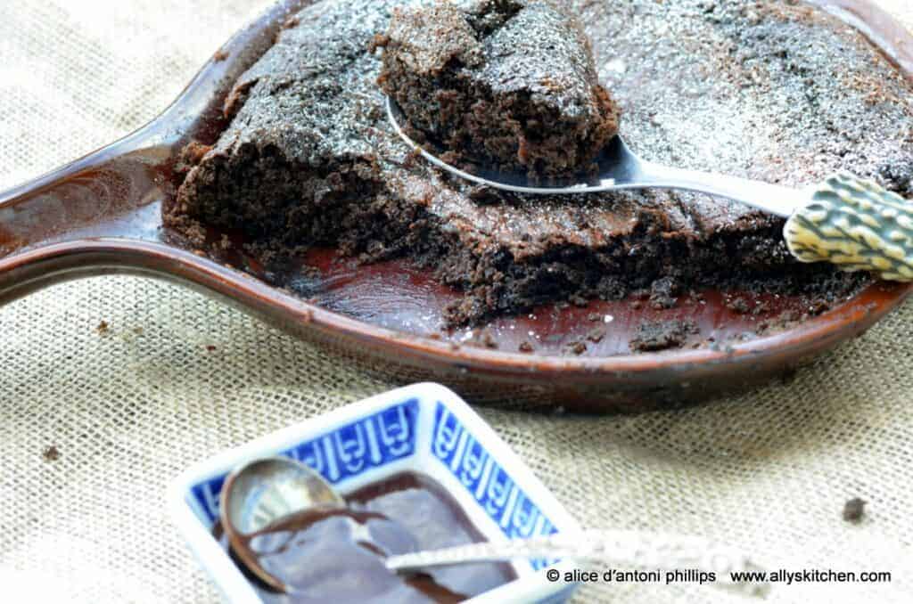 chocolate cowboy flop cake