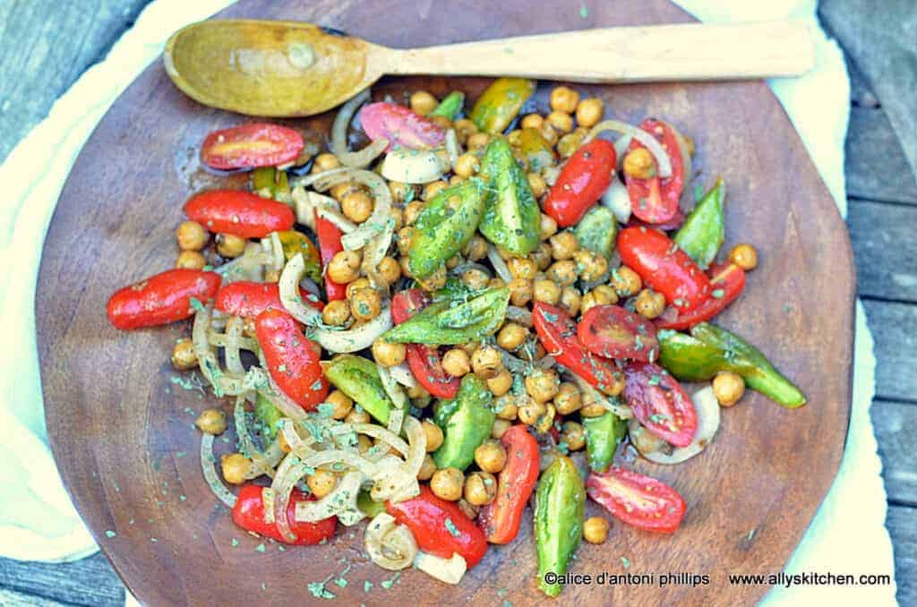 za'atar garbanzo beans