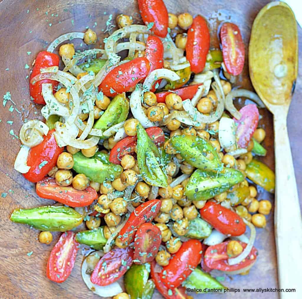 za'atar garbanzo beans