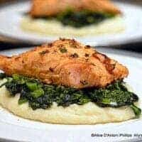 ~lemon thyme salmon & sides~