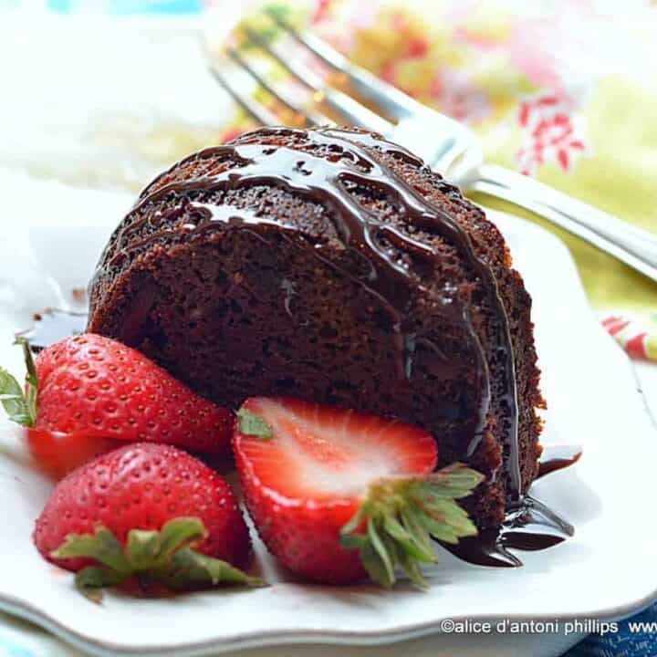 chocolate bundt brownie cake
