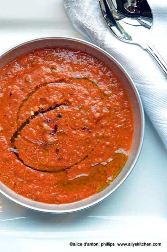 roasted poblano tomato basil soup | tomato soup recipe | tomato soup