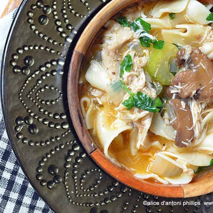 chicken marsala soup