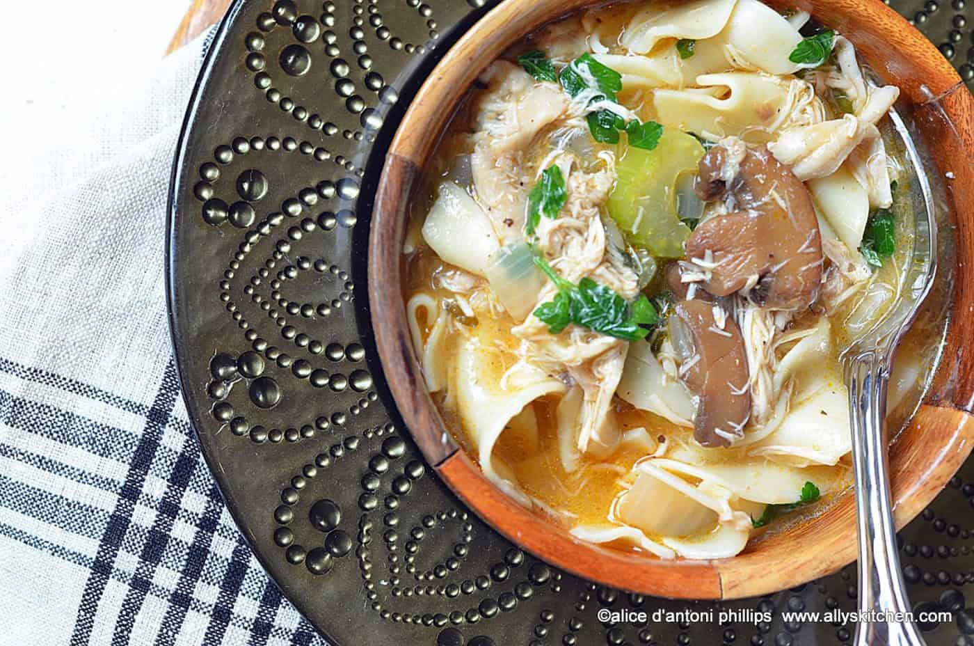 chicken marsala soup