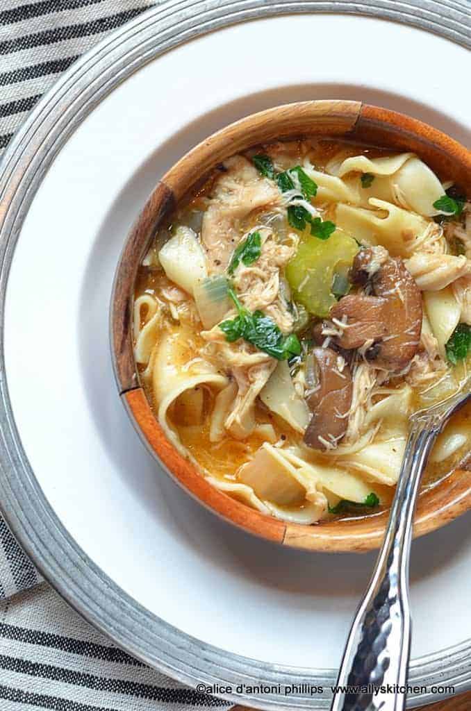 chicken marsala soup