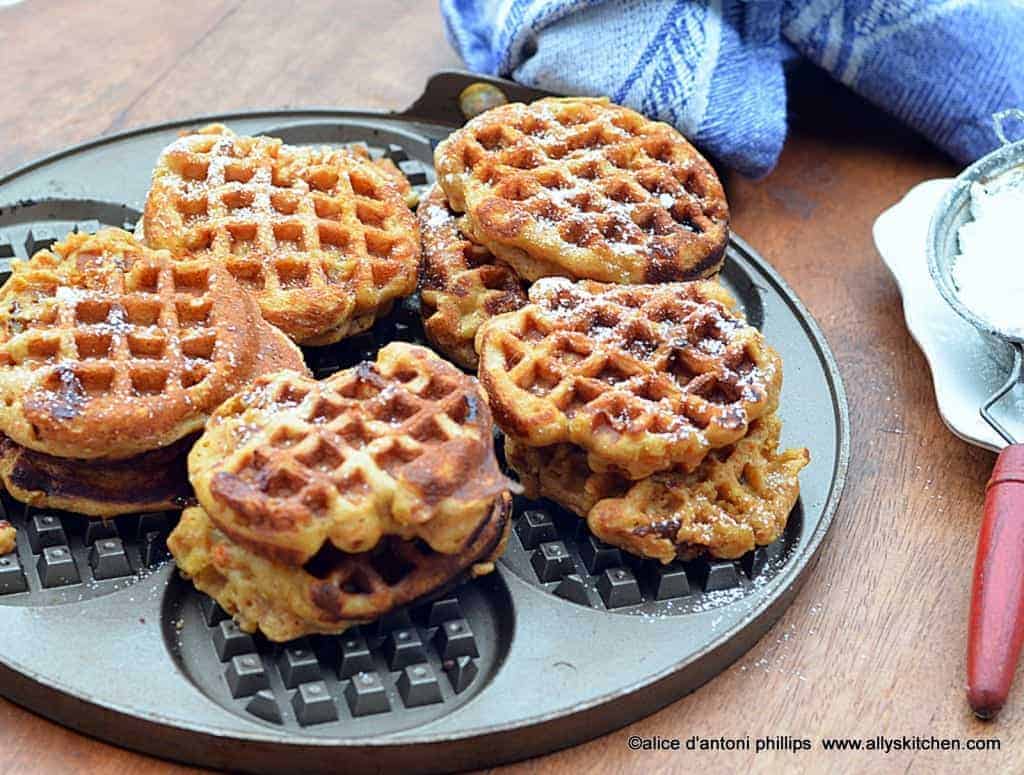 carrot cake waffles