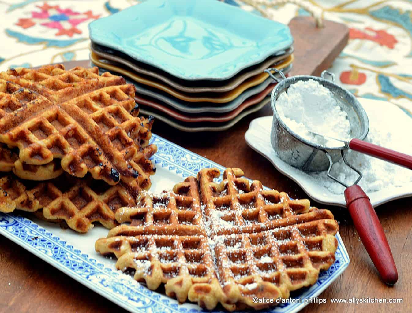 carrot cake waffles