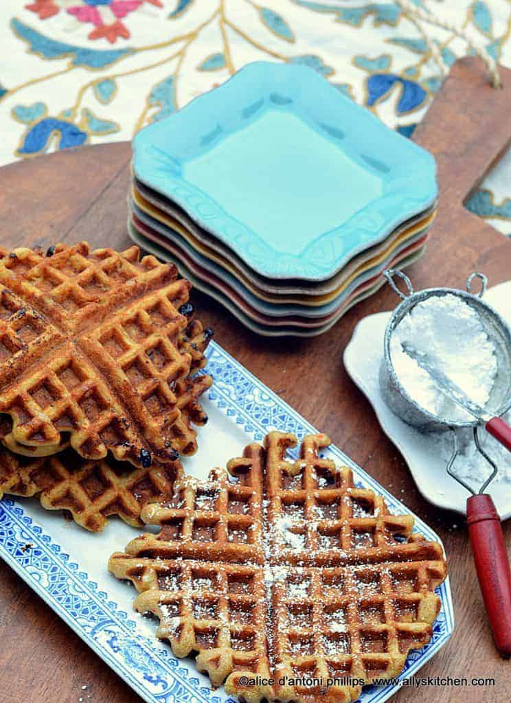 carrot cake waffles