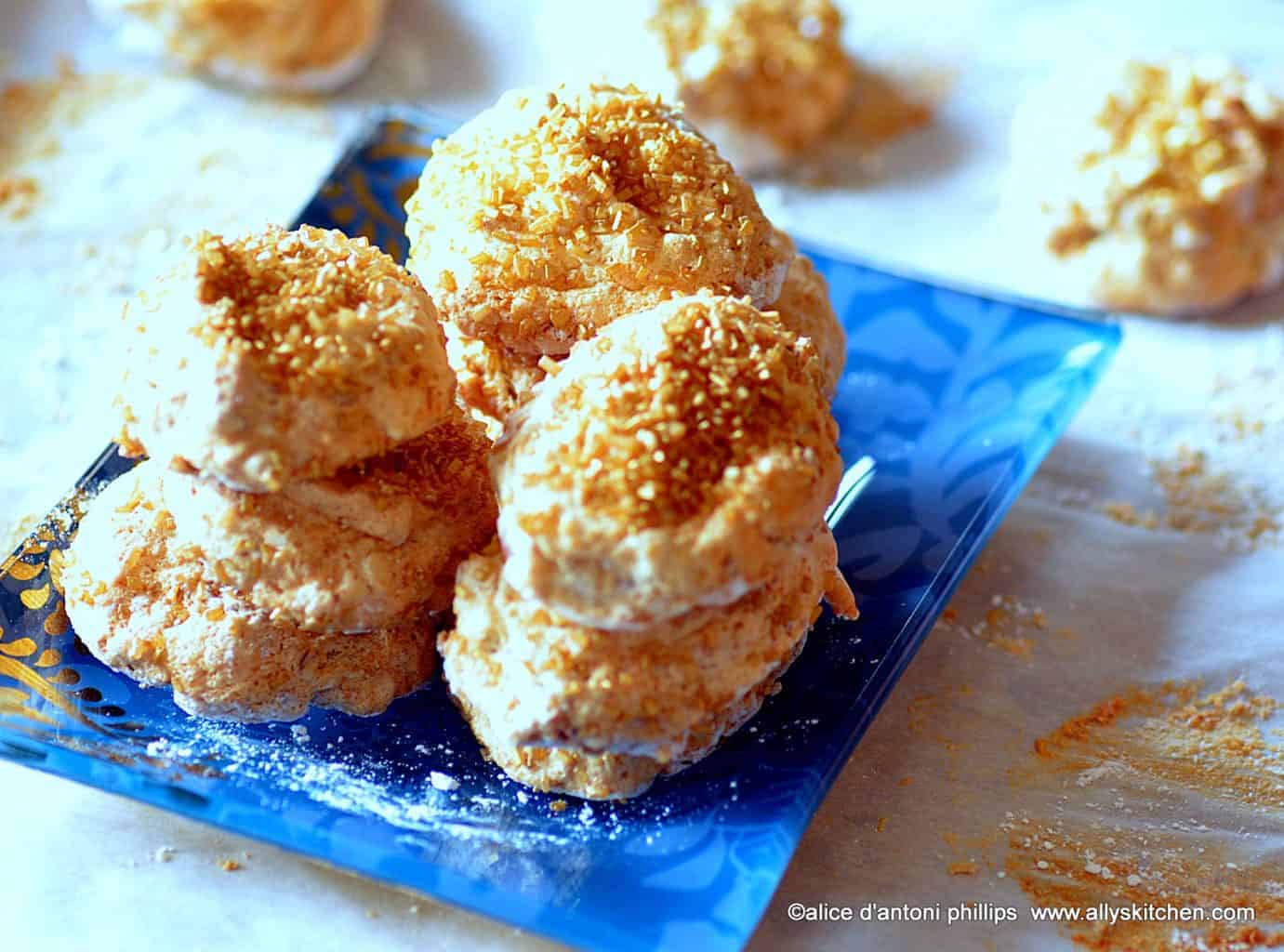 almond orange blossom macaroons