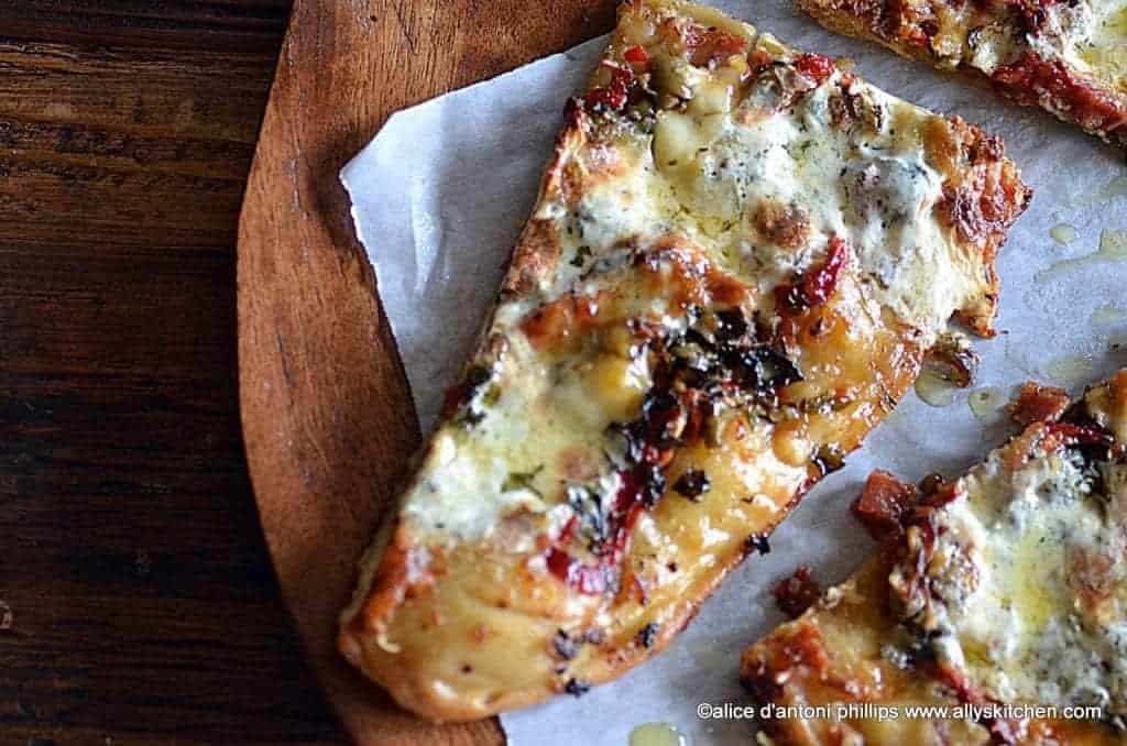 butter garlic herb pizza