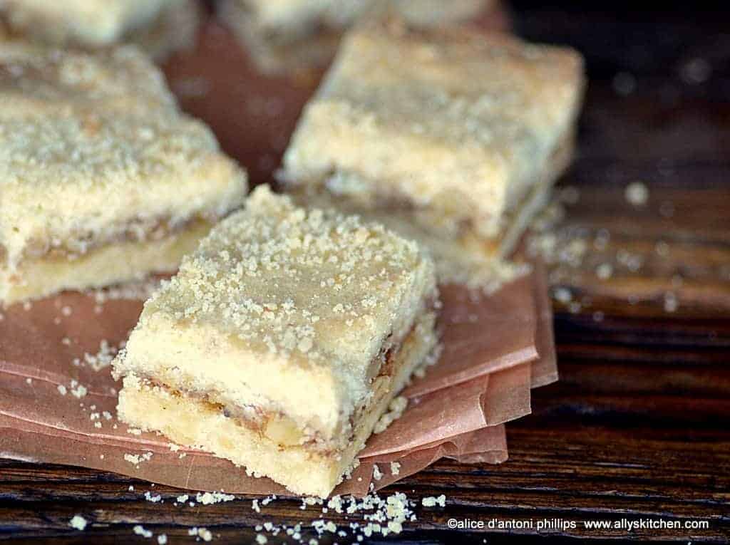 eastern european honey walnut cookies