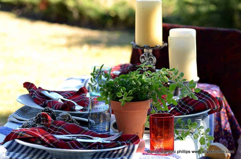 cozy holiday tables