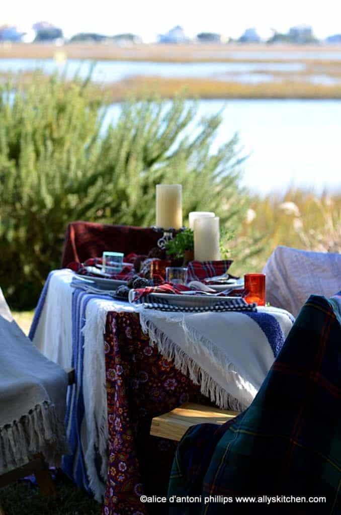 cozy holiday tables