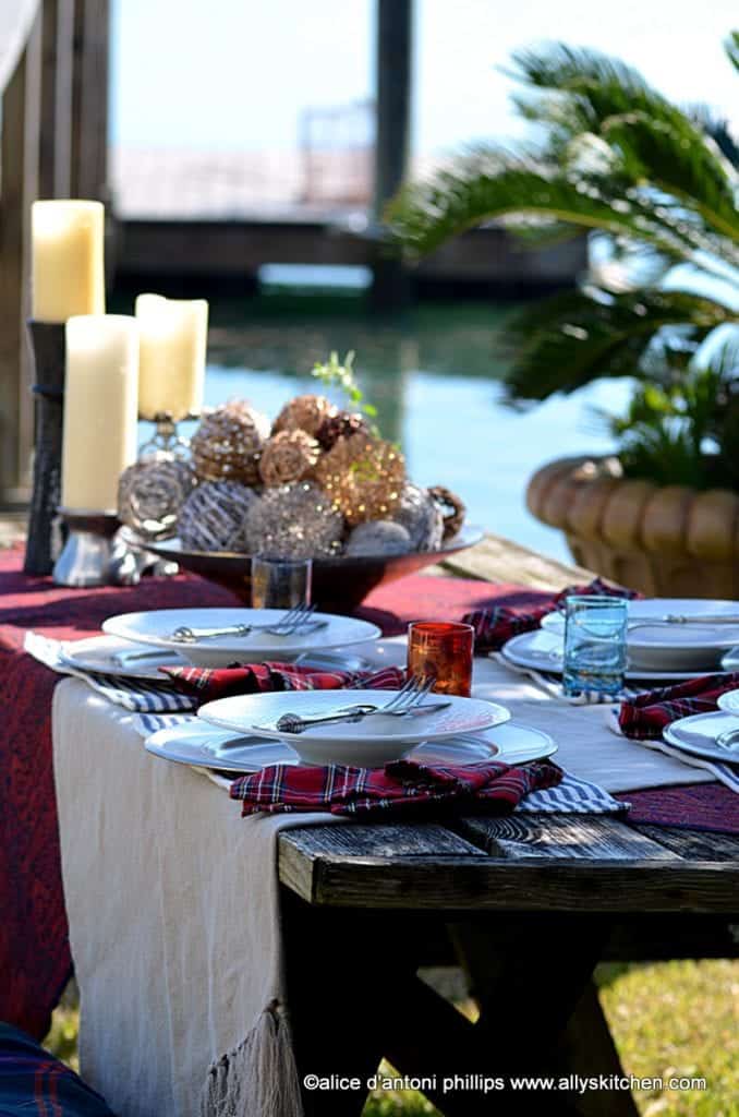 cozy holiday tables