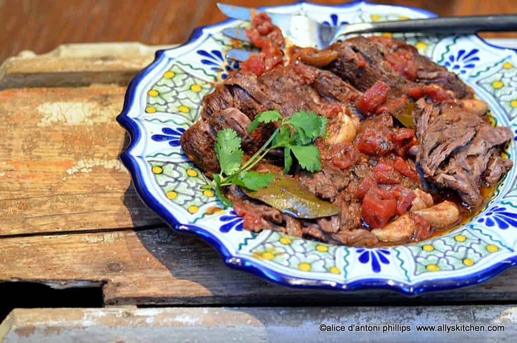 slow cooked cuban skirt steak