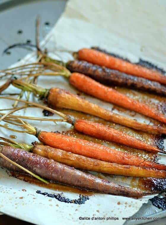 roasted maple dijon carrots Ally's Kitchen