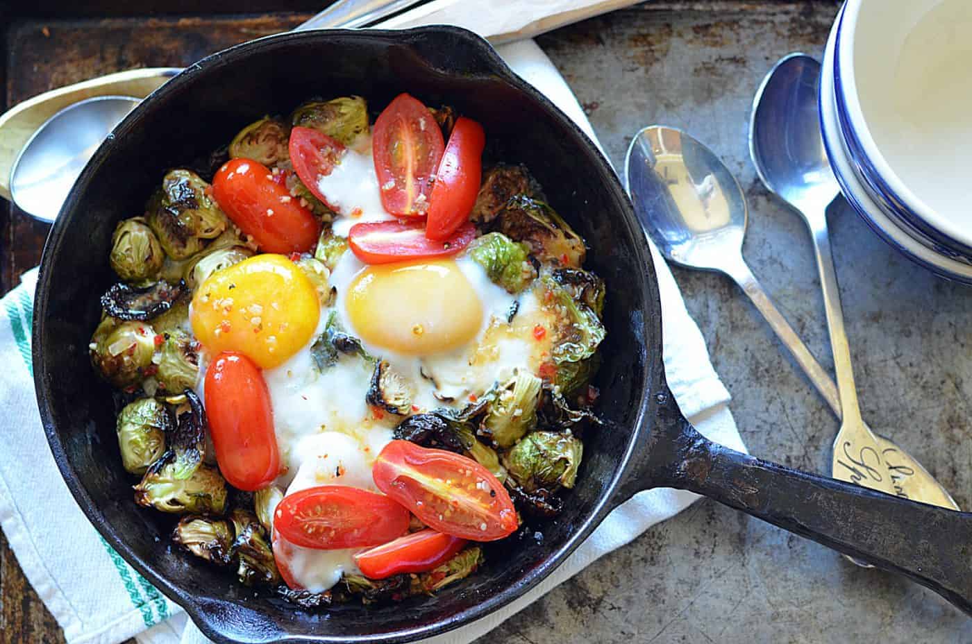 brussels sprouts & eggs