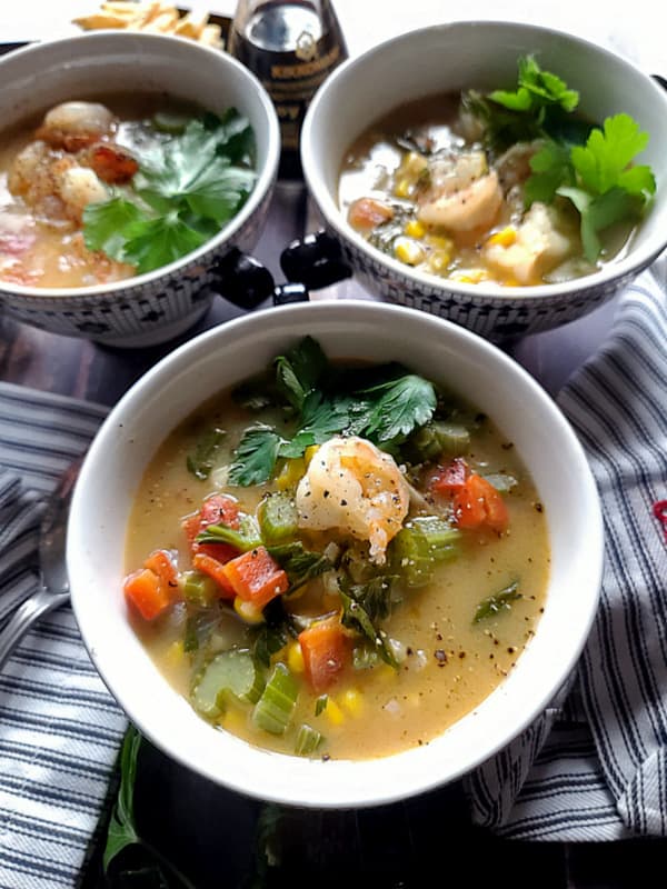 spicy coconut shrimp soup