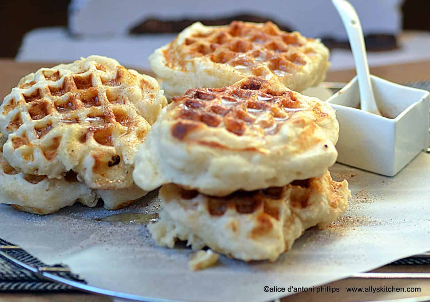 Stuffed Waffles (Made With Biscuits)