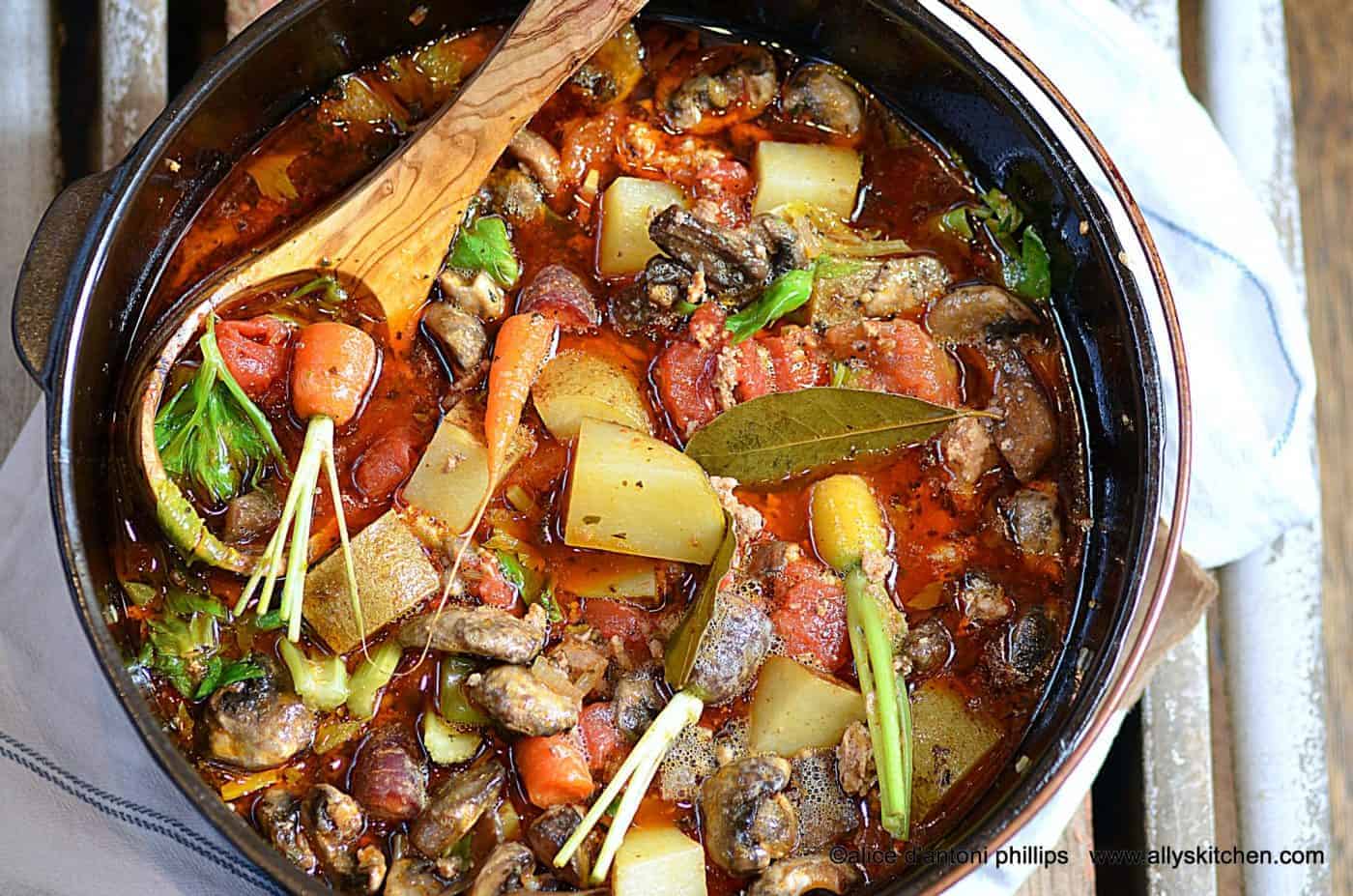 farm table greek vegetable soup | Ally's Kitchen