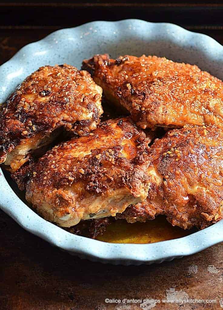 crispy spicy chicken with orange ginger honey maple sauce