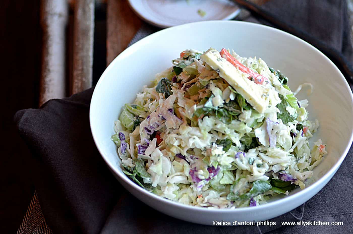 bleu cheese coleslaw Ally's Kitchen