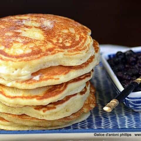 coconut crème pancakes