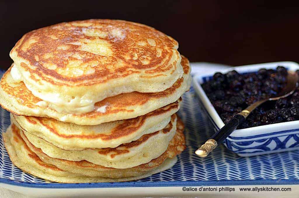 coconut crème pancakes