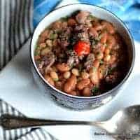 coal miner's pinto & navy beans