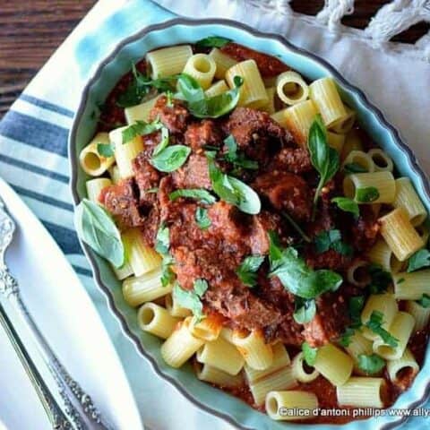 moroccan beef ragu sauce