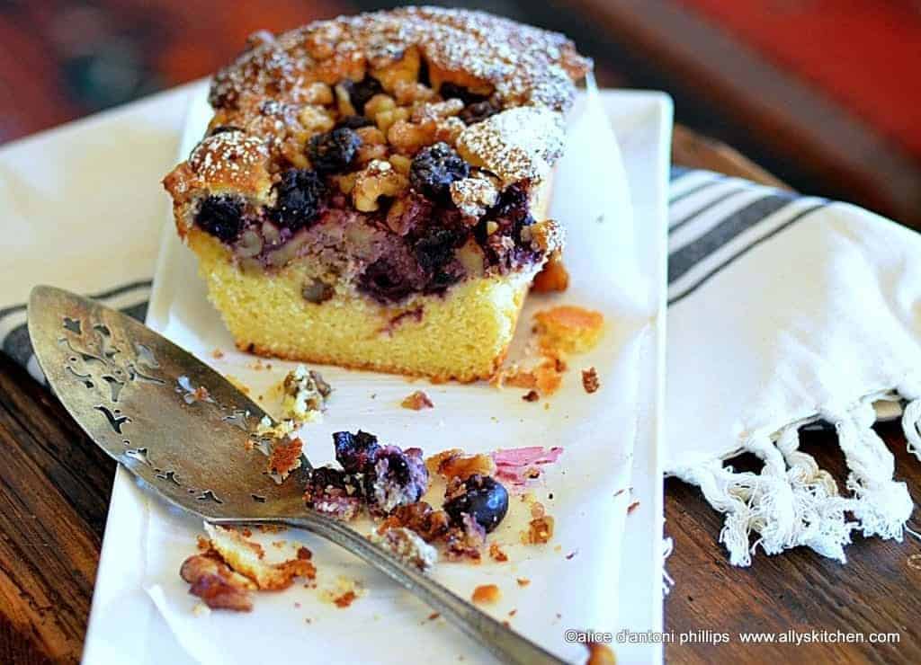 walnut cherry cake