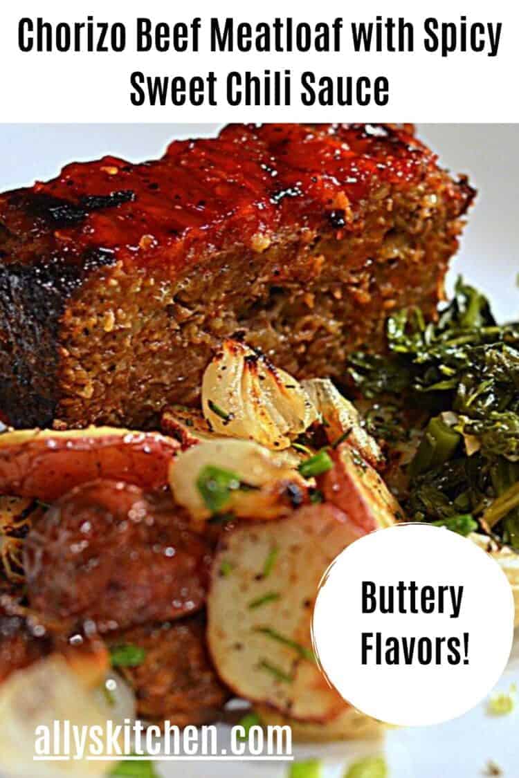 Chorizo Beef Meatloaf with Spicy Sweet Chili Sauce | asian meatloaf
