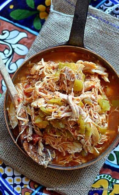 picante chicken tinga