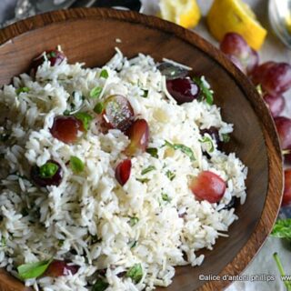 delta blue rice salad