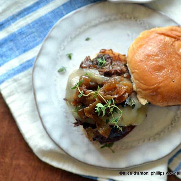 french onion beef sliders