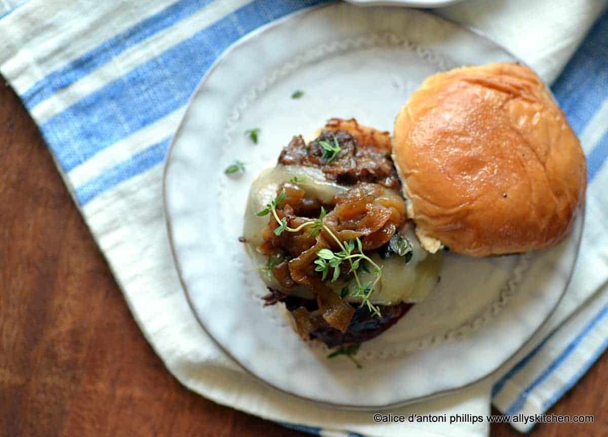 french onion beef sliders