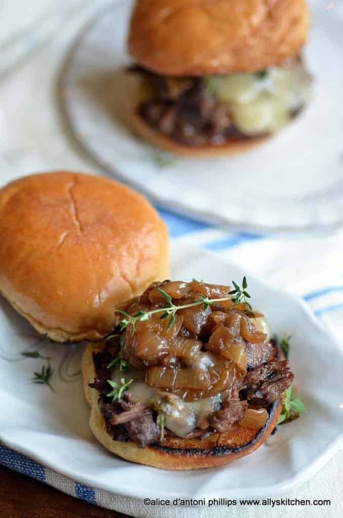 french onion beef sliders