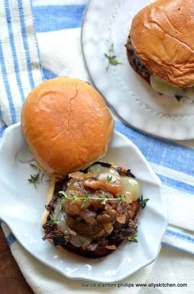 french onion beef sliders