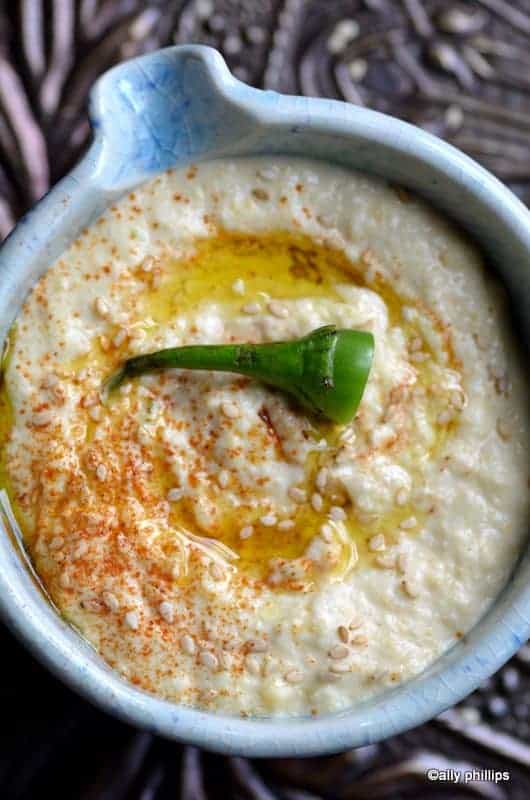 pineapple serrano hummus