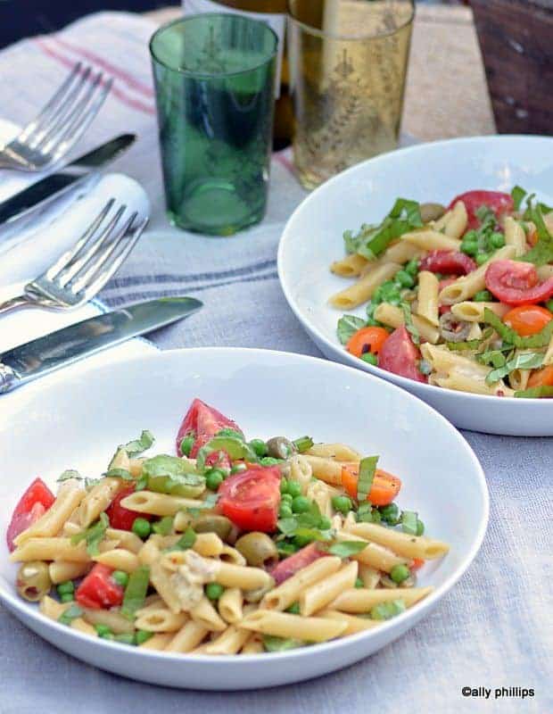 skillet pasta & vegetables 