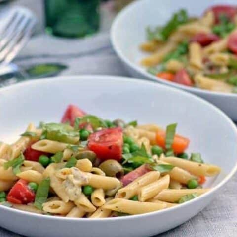 skillet pasta & vegetables