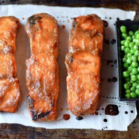 quick & easy miso-glazed salmon