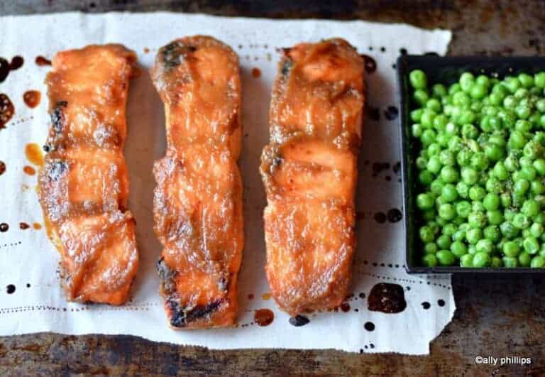 quick & easy miso-glazed salmon