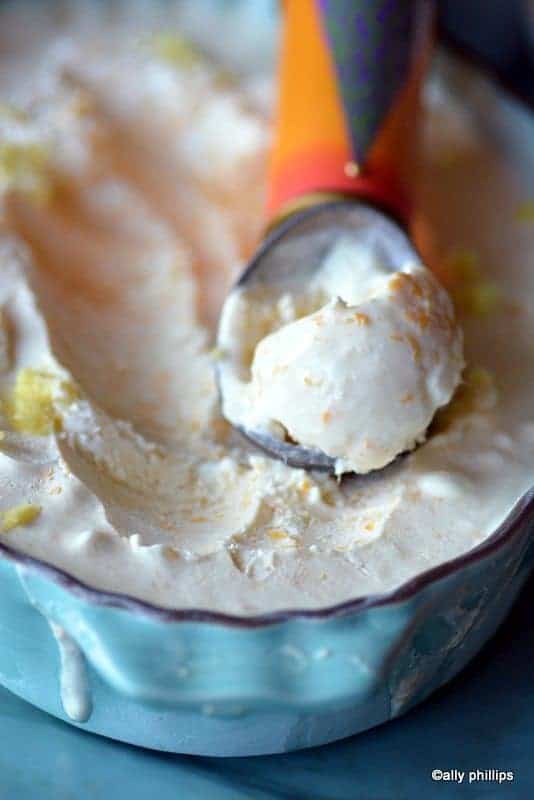 orange ginger ice cream