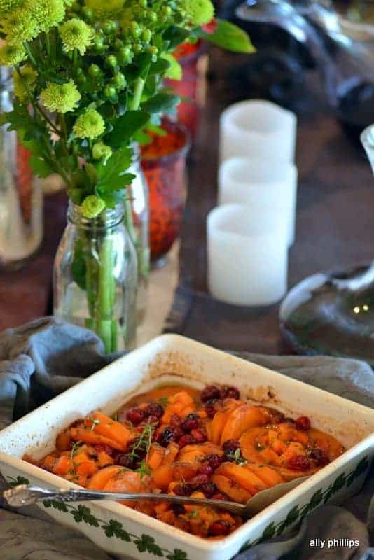 butternut squash cranberry bake