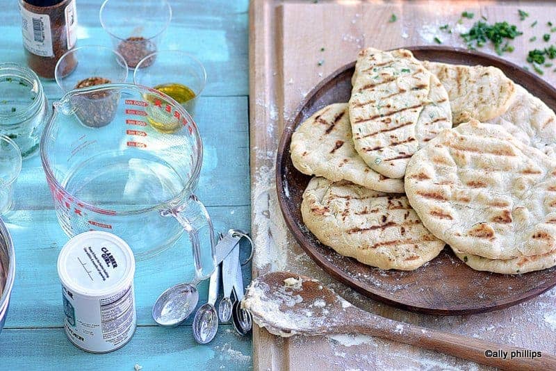 grilled flat bread