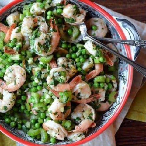 blood orange marmalade ginger shrimp salad