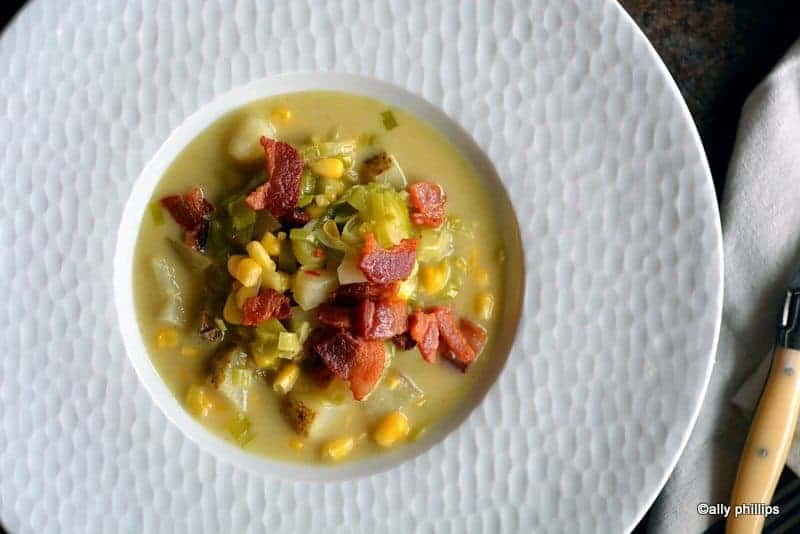 coconut curry leek corn chowder