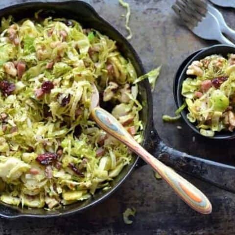 italian chopped brussels sprouts